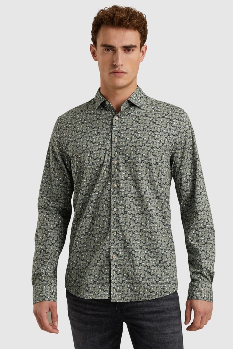 Cast Iron long sleeve shirt a/o print on pop